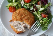 Air fryer chicken kiev balls