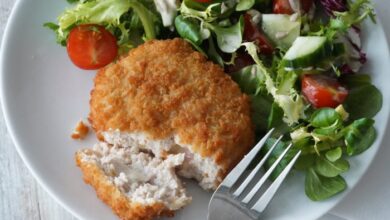 Air fryer chicken kiev balls