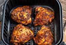 Air fryer chicken thighs