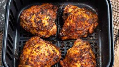 Air fryer chicken thighs