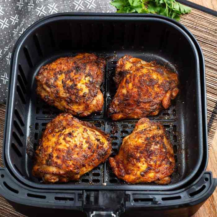 Air fryer chicken thighs