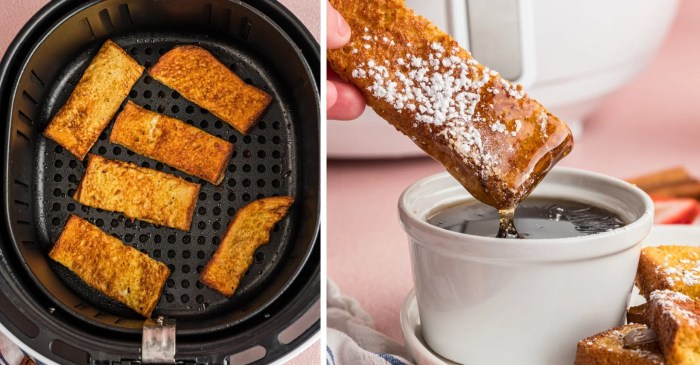 Air fryer french toast sticks