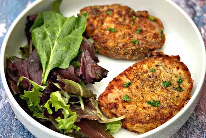 Easy air fryer pork chops