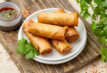 Easy spring rolls air fried