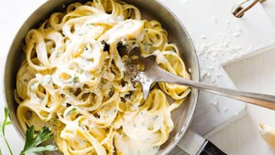 White sauce for pasta