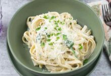 Cream cheese alfredo sauce