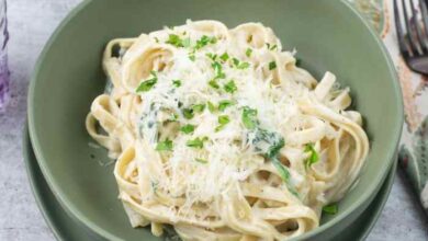 Cream cheese alfredo sauce