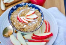 Instant pot apple pie steel cut oats