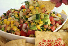 Avocado and black eyed pea salsa