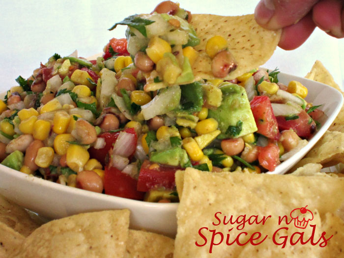 Avocado and black eyed pea salsa