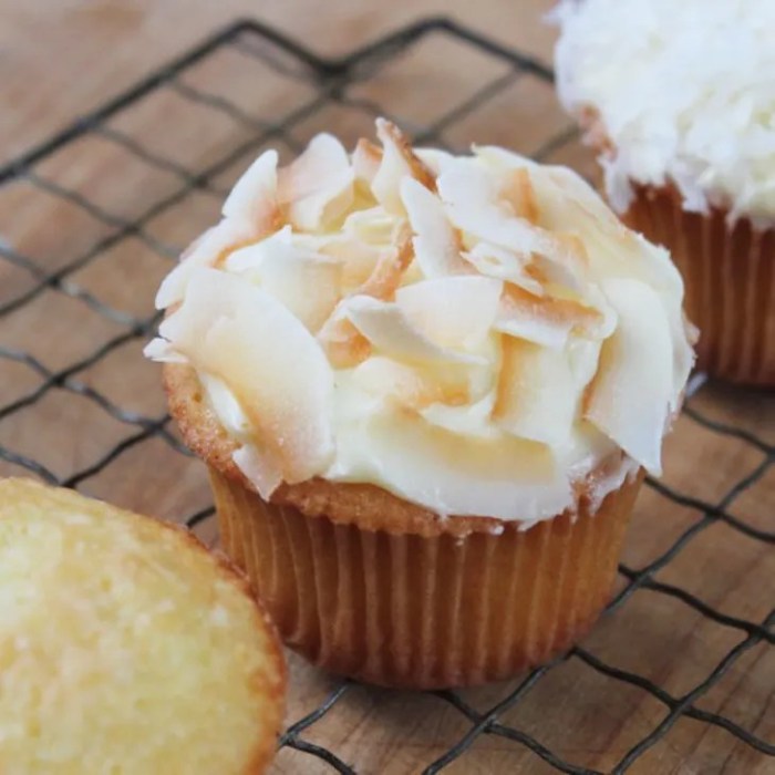 Apple and coconut milk cupcakes