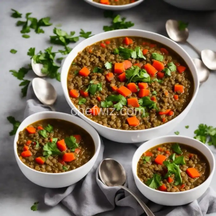 Instant pot lentil soup