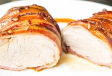 Bacon tenderloin fillet sweetandsavorymeals