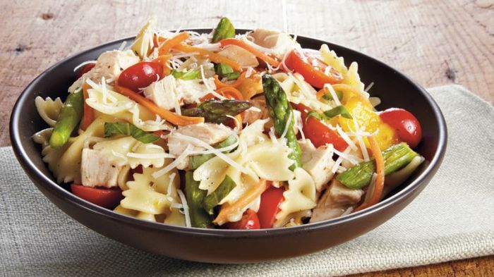 Easy skillet chicken primavera