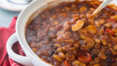 Picnic baked bean casserole