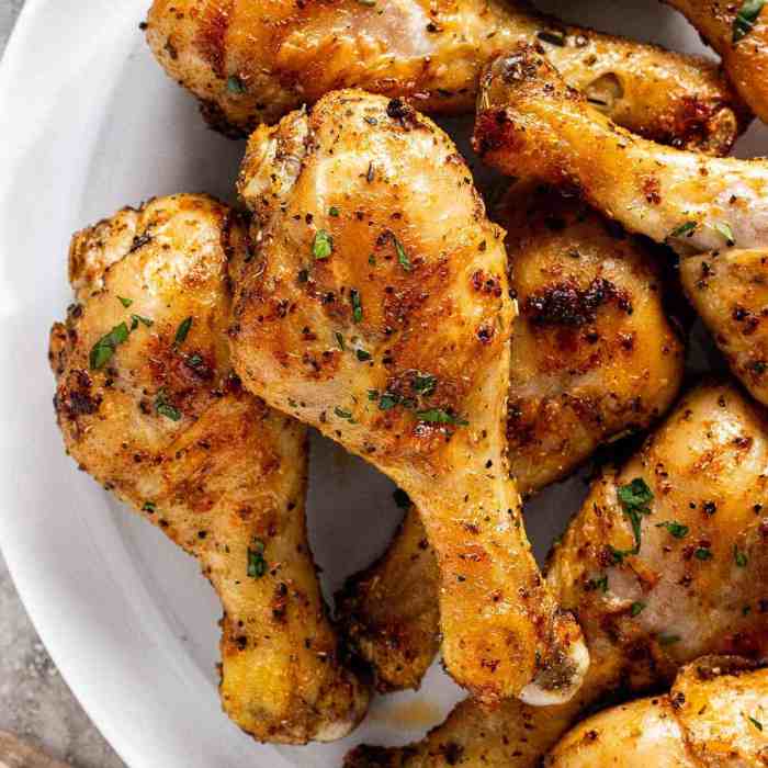 Easy baked chicken drumsticks