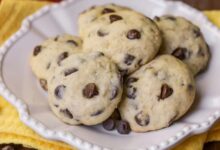 Banana chocolate chip cookies