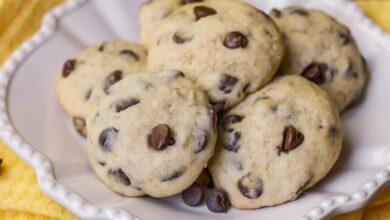 Banana chocolate chip cookies