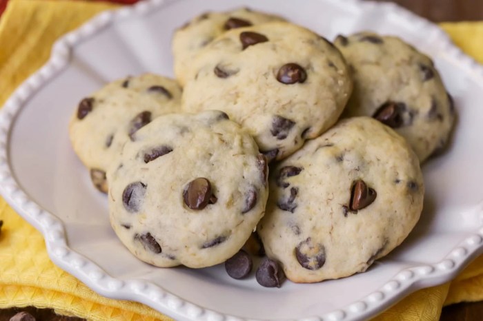 Banana chocolate chip cookies