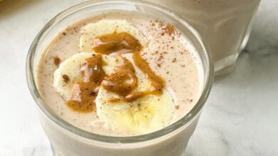 Peanut butter banana smoothie