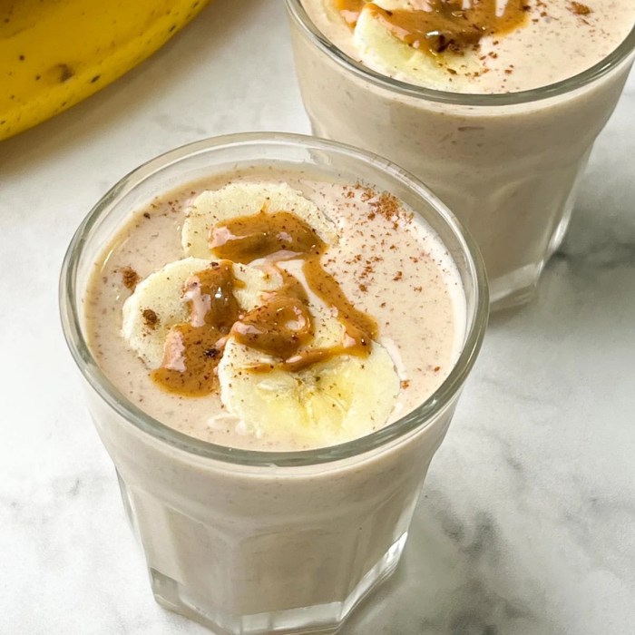 Peanut butter banana smoothie