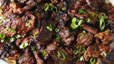 Bulgogi beef korean style barbecue