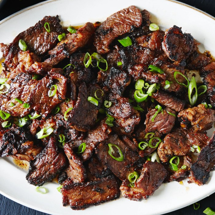 Bulgogi beef korean style barbecue