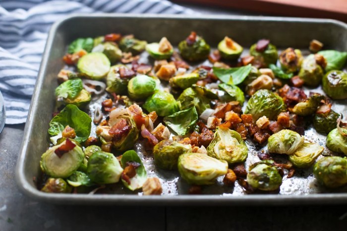 Quick brussels and bacon