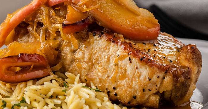 Sauerkraut apples chops yummly