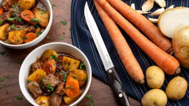 Oven beef and potato stew