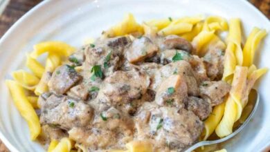 Beef stroganoff for instant pot