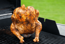 Bbq beer can chicken