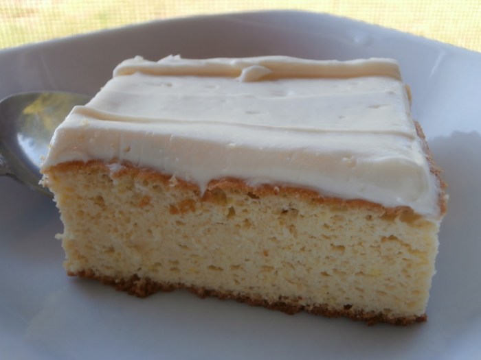 French vanilla cake with french vanilla buttercream frosting