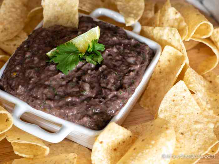 Easy black bean dip