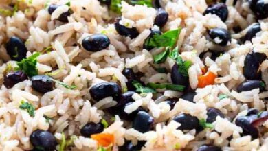 Black beans and rice