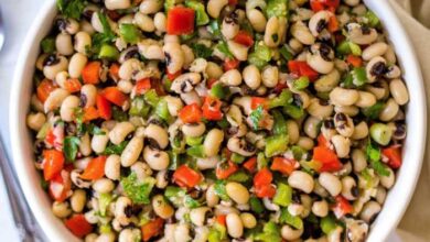 Make ahead black eyed pea salad