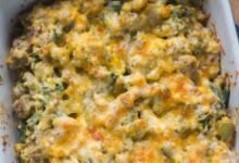 Mushroom beef ground spinach casserole recipes