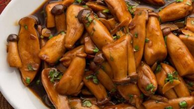 Braised venison with rosemary and shiitake