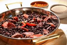 Feijoada brazilian black bean stew