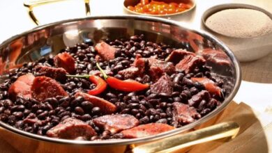 Feijoada brazilian black bean stew