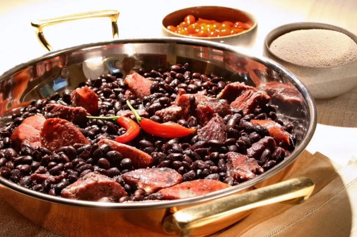 Feijoada brazilian black bean stew