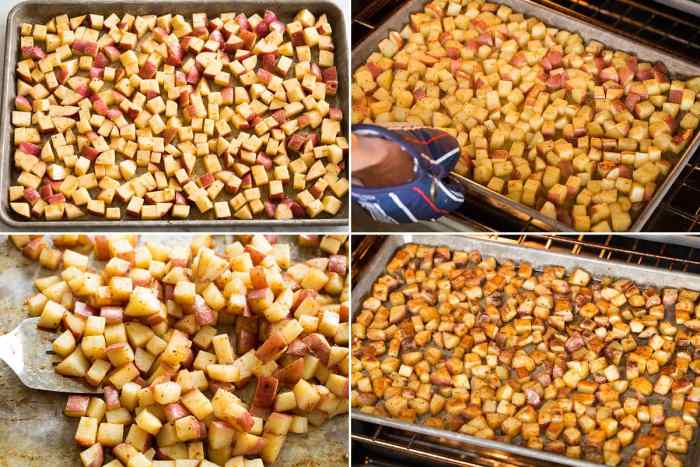 Sheet pan breakfast potatoes