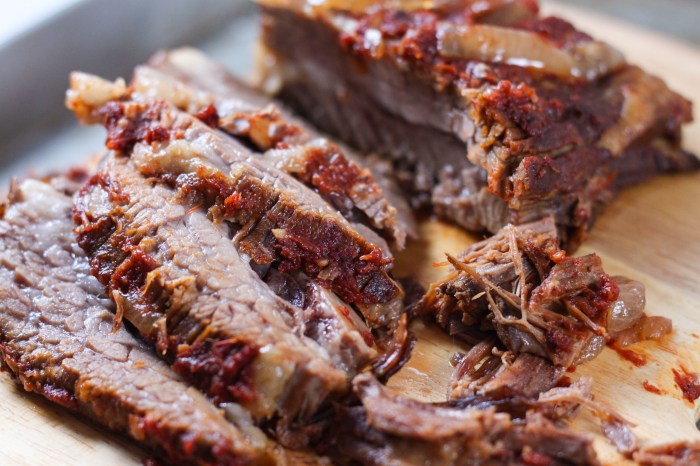 Sensational slow cooked beef brisket