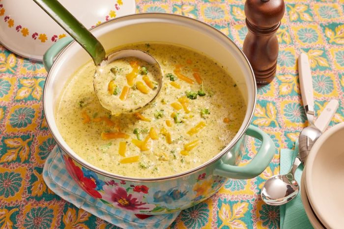 Excellent broccoli cheese soup