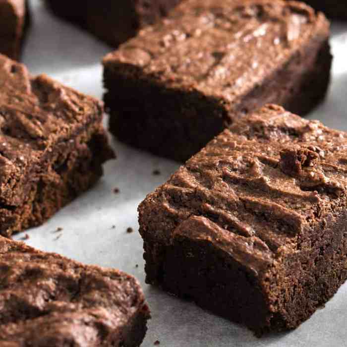 Low sugar date brownies