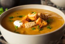 Vegan butternut squash soup