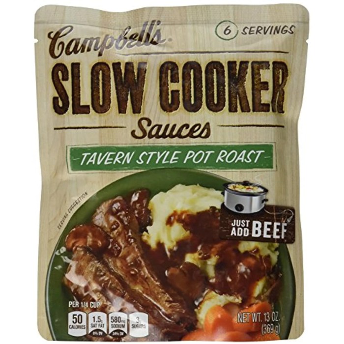 Campbells slow cooker savory pot roast