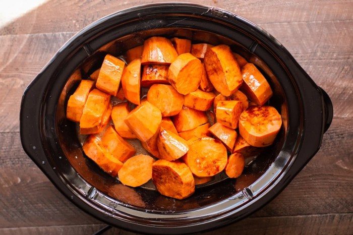 Slow cooker candied yams