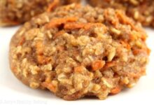 Carrot cake oatmeal cookies