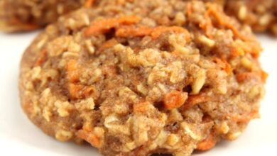 Carrot cake oatmeal cookies